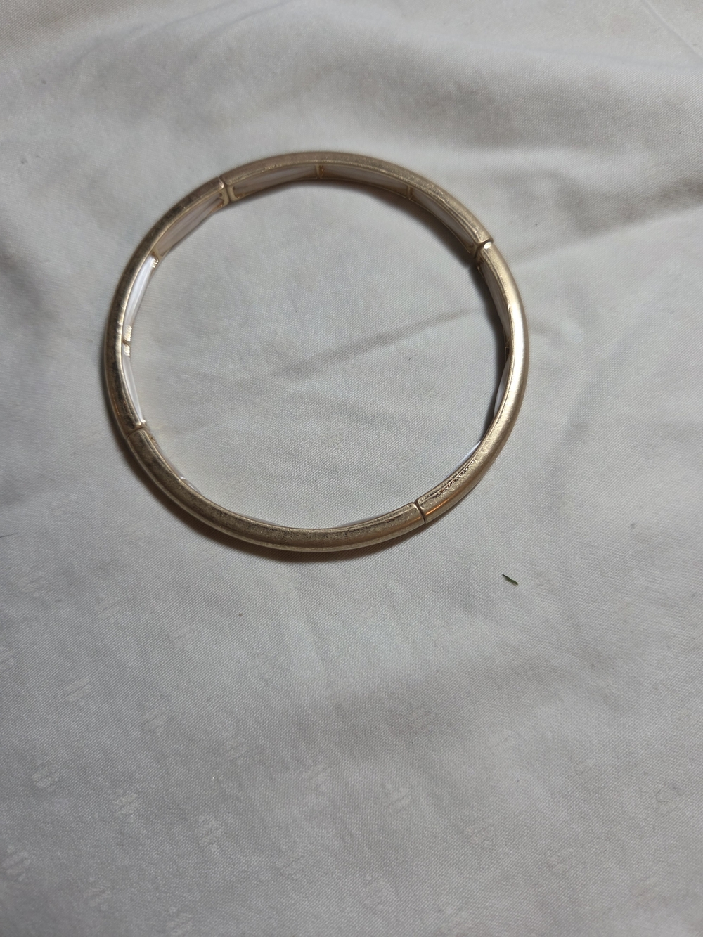 Plunder Gold Hinged Bangle Bracelet